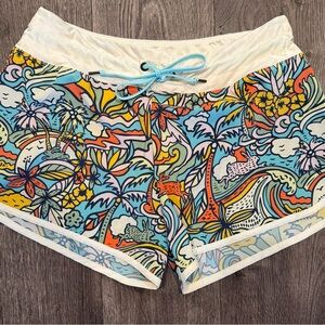 Rabbit Surf ‘N Turf running shorts 4 inch size Med